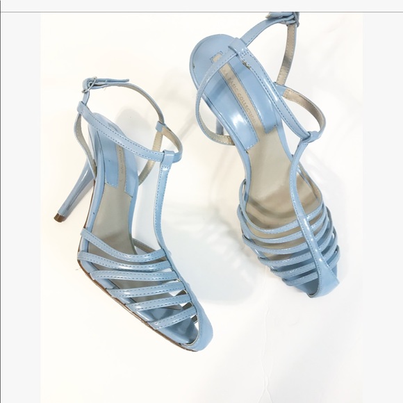 baby blue sandal heels